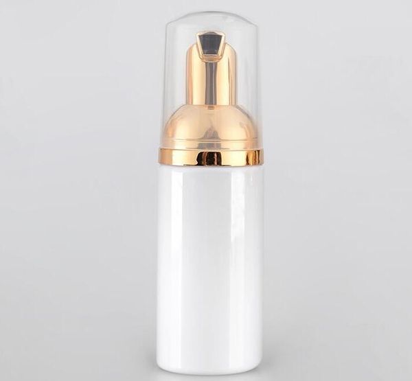

gift wrap 60ml plastic foamer bottle pump white liquid soap dispenser est foam with golden