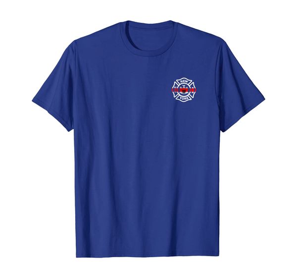 

new york fire police department t-shirt firefighters firemen, White;black