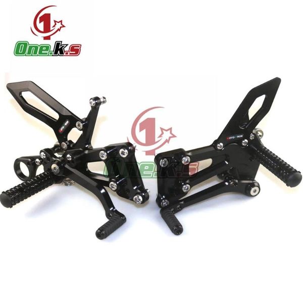 

pedals cnc motorcycle foot pegs rest rearset rear set footrest for s1000rr 2010-2014 / s1000r 2011-2021