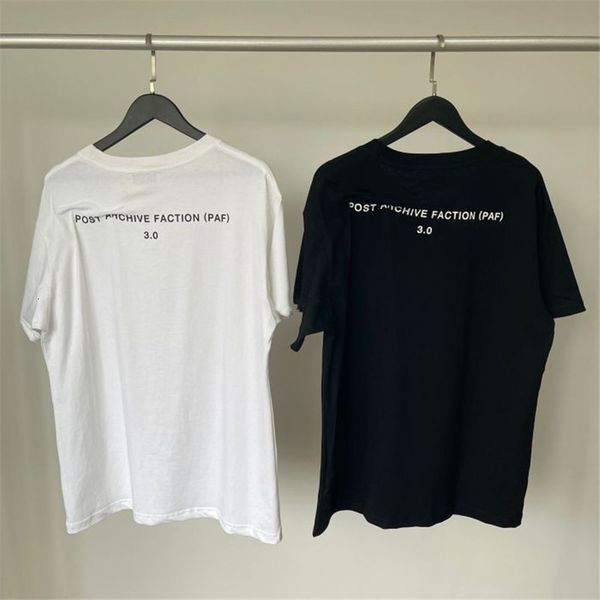 

men's t-shirts high-qualitypaf 3.0 post archive faction t-shirt men women 1:1 fold twist design oversize t shirts tee vu87, White;black