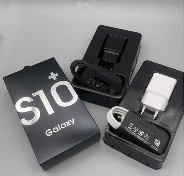 

cell phone repairing tools oem quality 2in1 travel charger us/eu plug fast charging adapter wall 1m original usb type c cable for s10