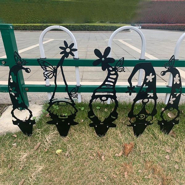 

garden crreative card steel branch gnomes decoration metal tree art silver doll #t1g decorations