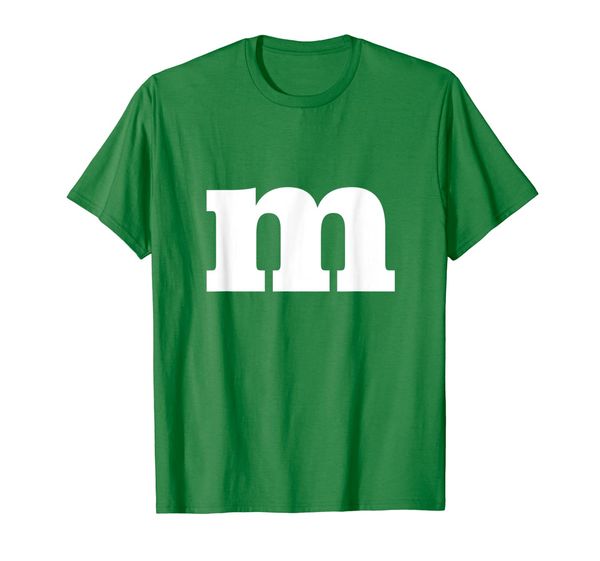

letter m - lower case m - alphabet letter m t-shirt, White;black