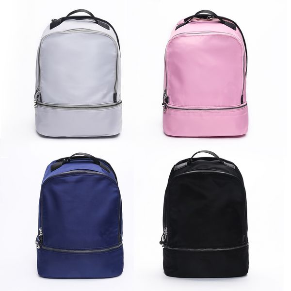 

lulu cross border backpack with metal zipper yoga sports high-end fashion backpack