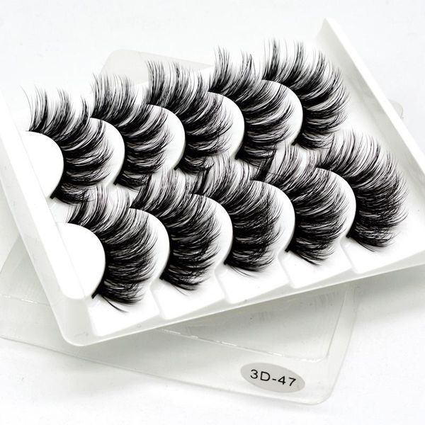 

pairs 3d mink lashes handmade makeup extension1