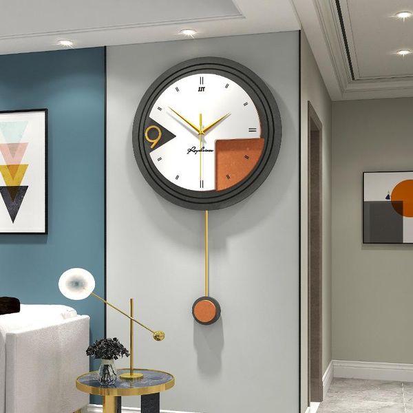 

wall clocks nordic decoration swing clock living room modern simple jerot board creative