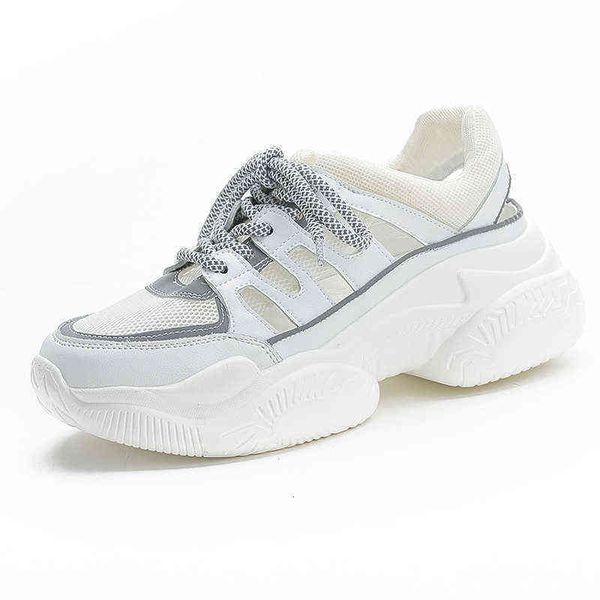 

sports shoes women's 2021 spring and summer korean versatile student leisure hollow harajuku mesh breathable dad