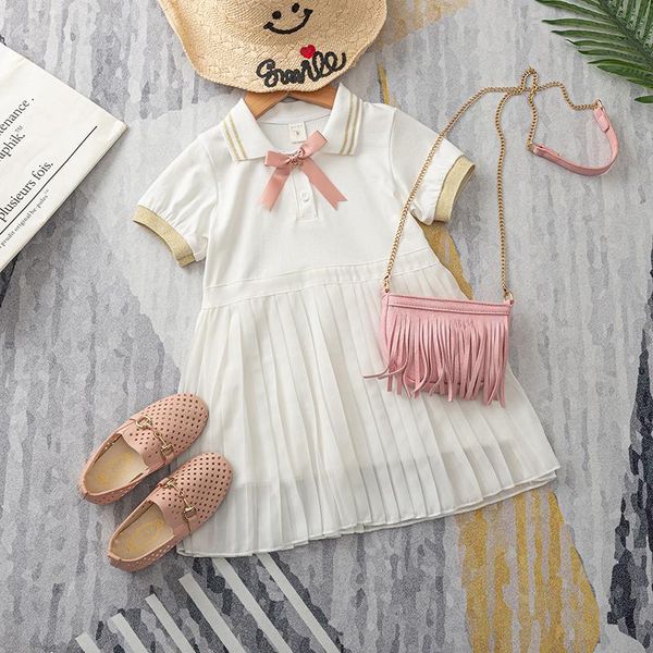 

piece teen summer children's clothing girls' korean style big kids short-sleeved skirt western princess dress girl's dresses, Red;yellow