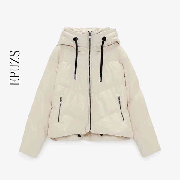 

winter jacket women parka vintage black leather jackets coats streetwear female puffer jacket korean hooded coat 210430