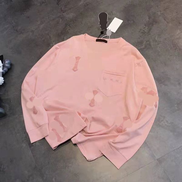 

2021 autumn new fashion round neck casual loose, slim and age reducing temperament commuter couple's sweater, Black