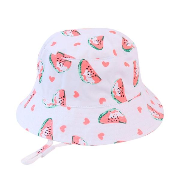 

wide brim hats fashion summer cute print boys girls sun protection hat sunscreen cap fisherman's travel accessories, Blue;gray