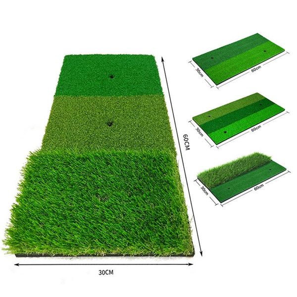 

decorative flowers & wreaths golf practice mat artificial lawn grass foam pad green backyard tee hitting matgolf training aids gym outdoor h