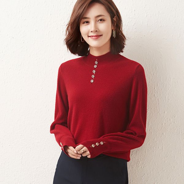 

women's sweaters casual female woolen sweater, small sweater to tall collar in solid color plus size with bubble sleeve and cashmere, a, White;black