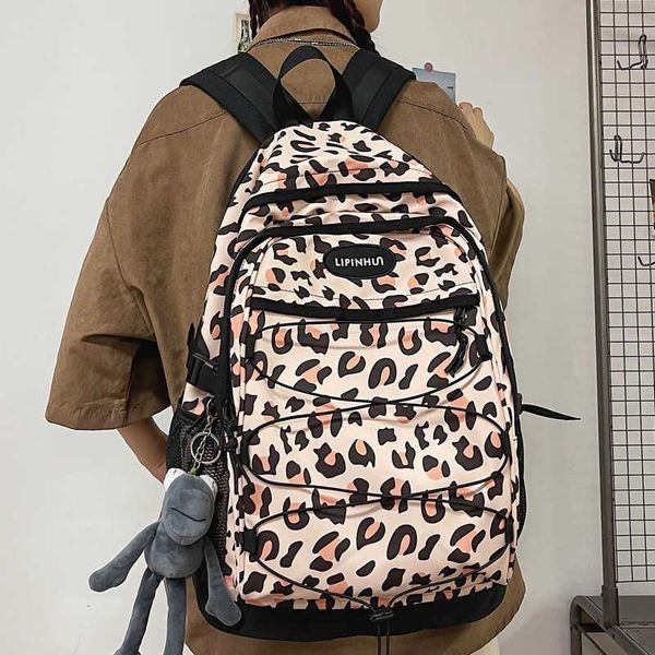 

backpack ability to taste water nylon leopard bag print cross travel girls