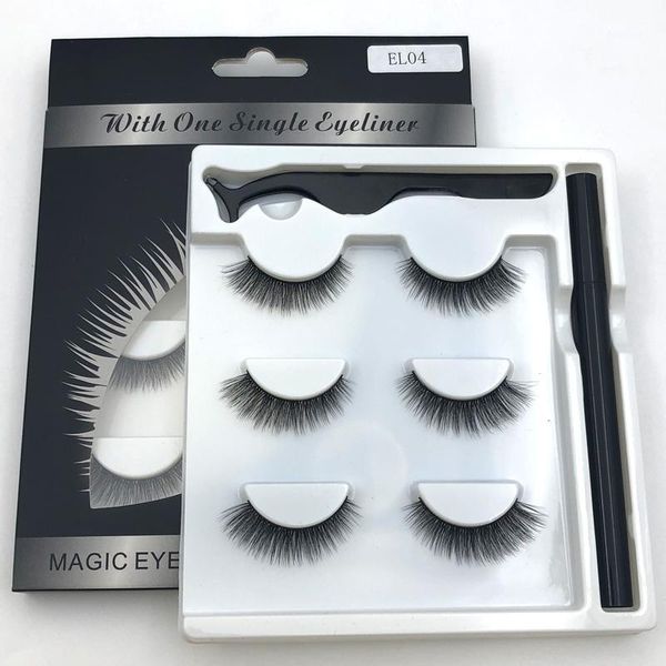 

3pairs 3d mink hair false eyelashes natural/thick long eye lashes wispy makeup beauty extension tools1