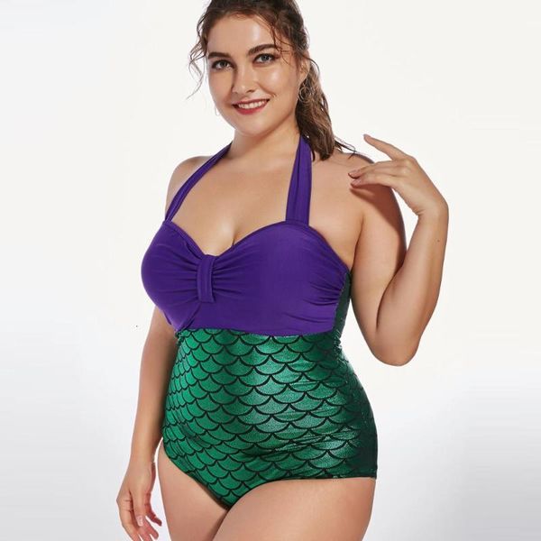 

women's swimwear push up plus size bikini women fish scale print push-up padded bra beachwear vwde, White;black