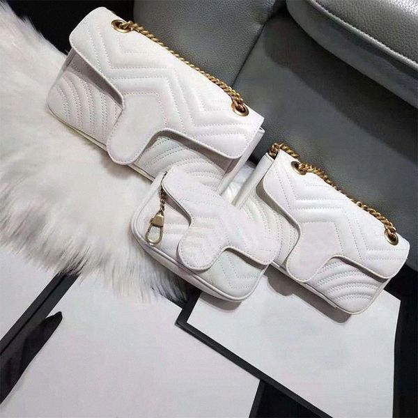 

2021 fashion luxury ladies mini chain shoulder bag size 18cm22cm25cm designer brand messenger classic k0o2#