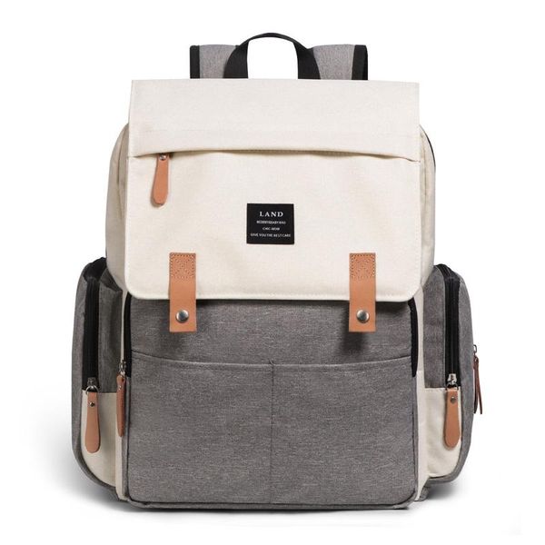 

storage bags mommy diaper backpacks mother large capacity travel nappy with anti-loss zipper baby nursing clothes organizer