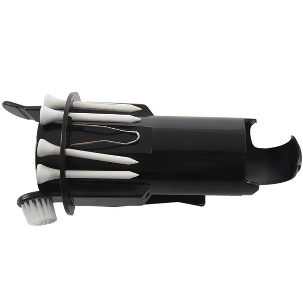 

golf ball tee holder pro clip caddy with nylon brush divot tool fishing accessories