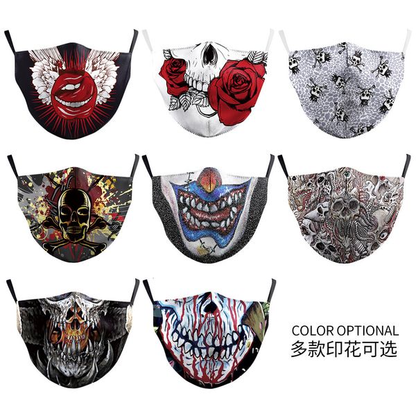 

2021 spring and summer 3d digital printing can put pm2.5 filter ear life mouth