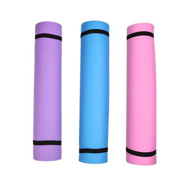 

durable 4mm thickness yoga mat non-slip exercise pad health lose weight fitness comfort foam for pilates mats