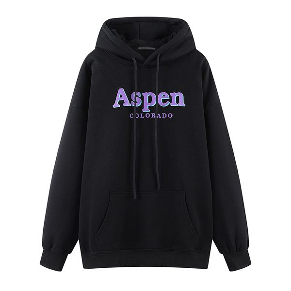 

women's hoodies & sweatshirts oversize girls soft black cotton 3cwj