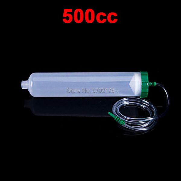 2 pcs 500 cc Disposizione della siringa distributore UV Glue Gue Gun Hand Tours Industrial Siringe Tube