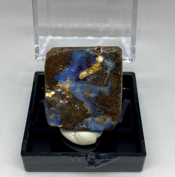 

decorative objects & figurines 100% natural rare australian iron opal (pographed in wet water state) gem mineral specimen quartz gemstones b