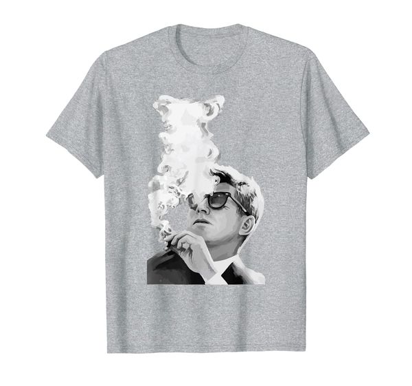 

JFK John F Kennedy Cigar Smoking Sunglasses T-Shirt, Mainly pictures