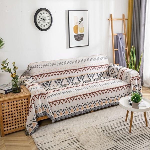 

blankets geometric sofa blanket towel cover double-sided