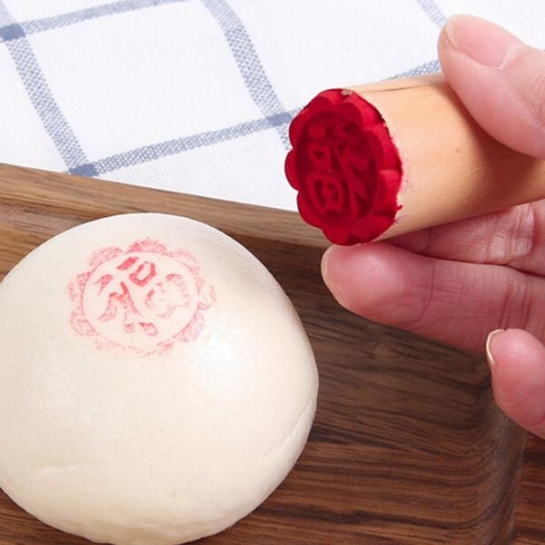

baking moulds wood stamp dessert sealing wax seal cake cookie mold home tool