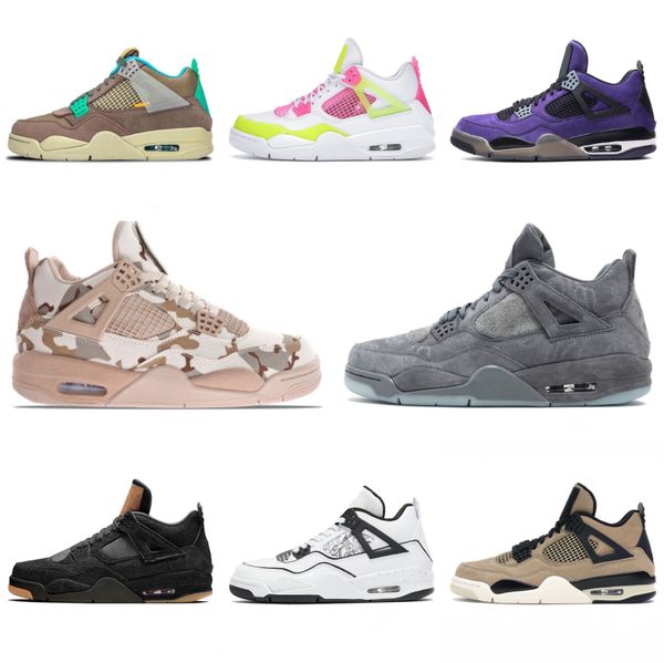 

retroe basketball shoes 4 4s red metallick sports shoes purple cactuse black catd bred white kaws trainers mens womens sneakers