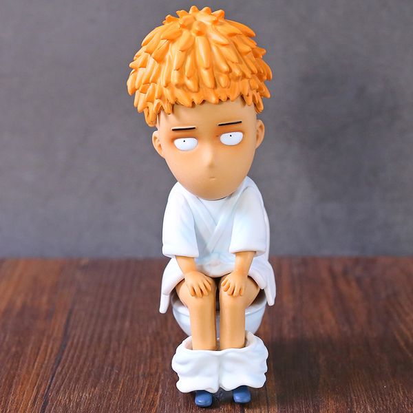 

one punch man saitama sensei poo poo ver. funny pvc figure collectible figurine model toy