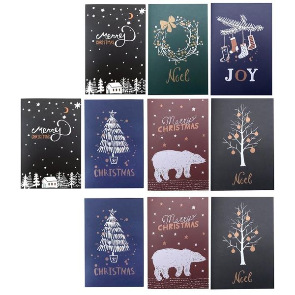 

greeting cards 10pcs blessing envelope wish for kids xmas party