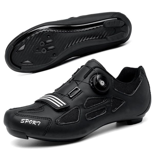 

cycling footwear men shoes road mountain bike riding sneaker, Black