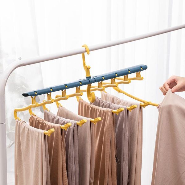 

hangers & racks hanger foldable plastic pants trousers clothing storage-abux