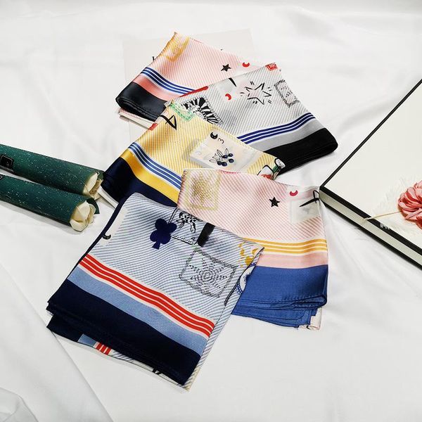 

scarves shawl soft hijab scarf female square mulberry beach cover-upsbandana bufand de seda foulard en soie solar playa, Blue;gray