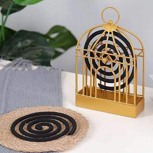 

2pcs mosquito coil holder,iron hollow coils box,mosquito rack plate with cover and handle for home,outdoor fragrance lamps