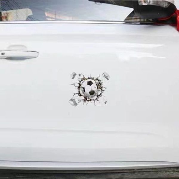 

soccer personality car stickers three-dimensional animation funny creative simulation of body decoration interior decorations