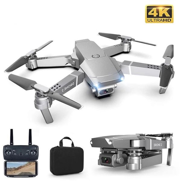 

e68pro rc drone 4k hd wide angle wifi fpv camera height holding mode foldable quadrotor drones toy gift