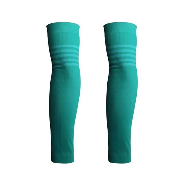 

summer men women cycling sleeves arm warmers breathable sunscreen volleyball bands l0l7 elbow & knee pads, Black;gray