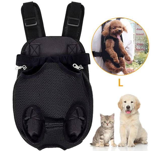 

dog car seat covers black breathble pet bags carrier bag adjustable dog/cat front backpack travel legs out designed