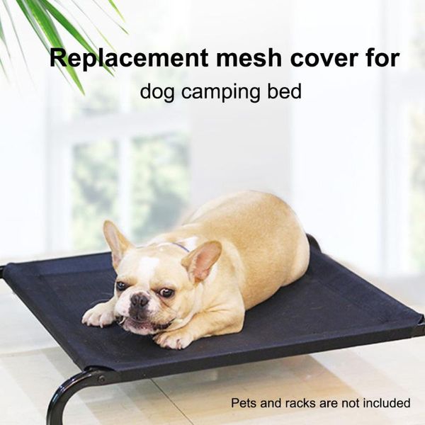 

kennels & pens mesh fabric dog bed home durable moistureproof replacement cover cushion pet cot puppy indoor outdoor mat cooling elevated