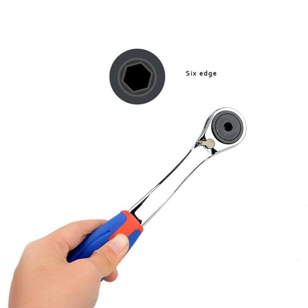

1pcs 72 flexible ratchet wrench 1/4" 3/8" 1/2" socket driver allen key length adjustable teeth spanner hand tools