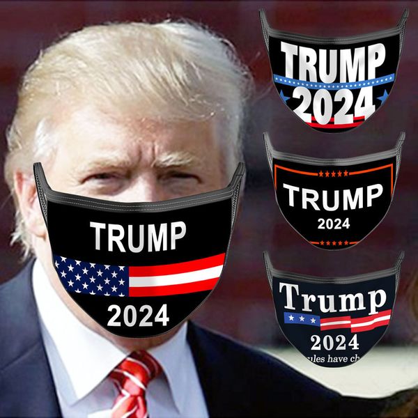 

2024 trump us prident's cotton mask digital printing double-layer trump dust