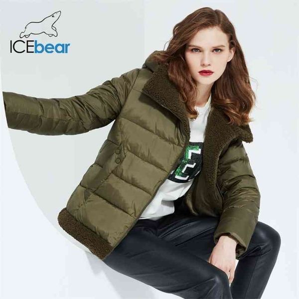 

winter women's jacket female hooded cotton coat warm parka fashion clothing gwd20123i 210925, Black