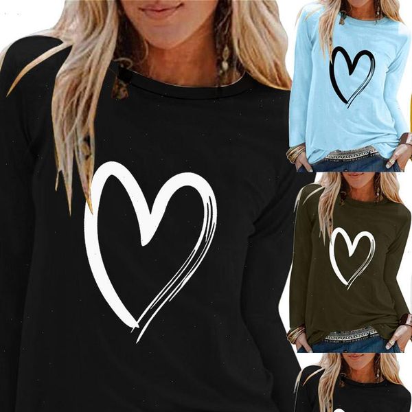 

tshirts harajuku print o neck women t shirts long sleeve loose mujer camisetas shirty damskie, White