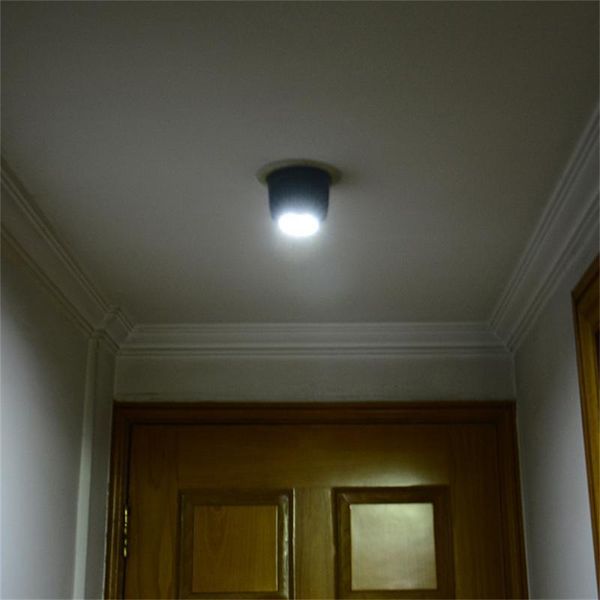 

wall lamp led wireless motion sensor night light lights 360 degree rotation battery power closet hallway 9 beads