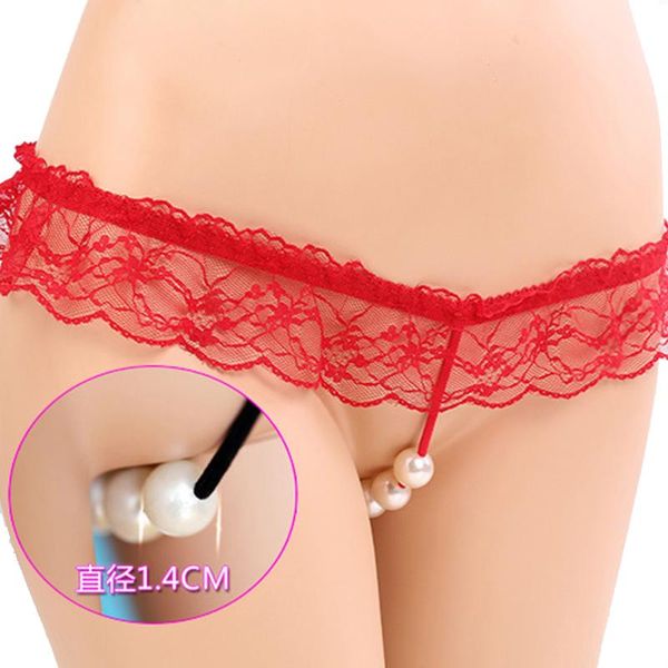 

women's panties lace women thongs and string pearl t-back woman erotic lingerie flirting game couples toys, Black;pink