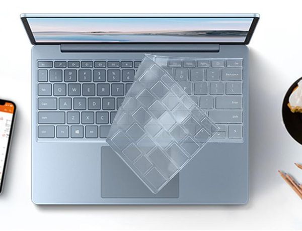 

keyboard covers silicone tpu lapprotector skin for surface go - 12.4 inch 2021